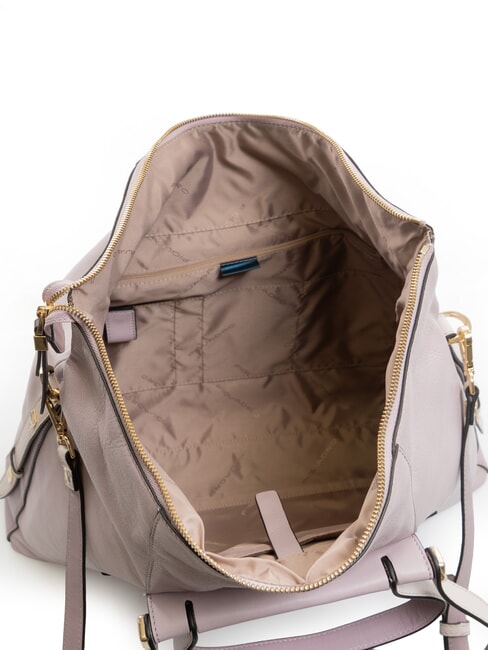 CAMPIONARIO - CIRCLE  15,6-Zoll-Laptoptasche aus Leder lila/lila - Arbeitstaschen