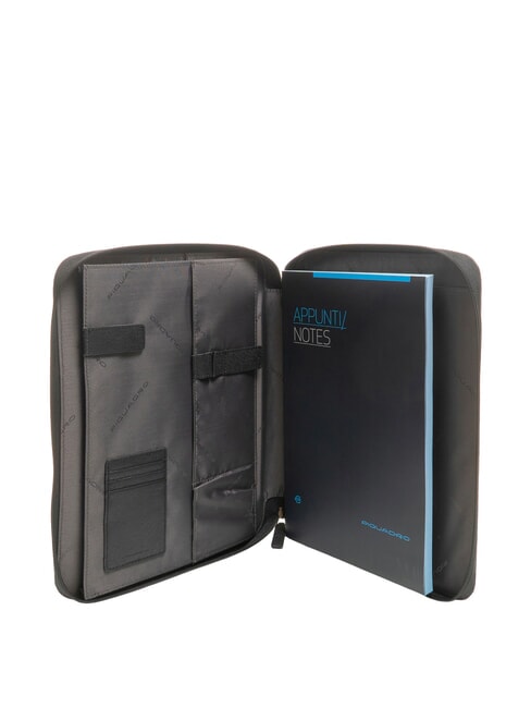 CAMPIONARIO - BRIEF Klemmbrett mit Tablet-Halter und Kabeln Schwarz - Tablettmappe &amp; Organizer