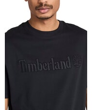 TIMBERLAND EMBROIDERY TONAL Baumwoll t-shirt SCHWARZ - Herren-T-Shirts - 3