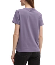 GUESS CLASSIC FIT LOGO T-Shirt mit Logo violette Waschung - T-Shirts und Tops für Damen - 2