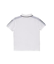 GUESS KIDS Poloshirt mit 3 Knöpfen und halblangen Ärmeln purweiß - Kinder-T-Shirt - 3