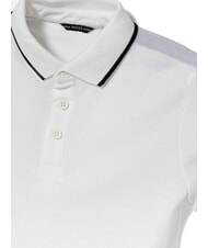 GUESS KIDS Poloshirt mit 3 Knöpfen und halblangen Ärmeln purweiß - Kinder-T-Shirt - 4