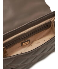 GUESS TAMSIN Umhängetasche dunkles Taupe - Damentaschen - 4