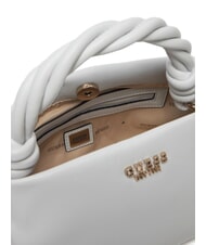 GUESS SANSA Mini Handtasche, mit Schultergurt Weiß - Damentaschen - 4