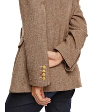 TOMMY HILFIGER TH Blazerjacke braunes Fischgrätmuster - Damenjacken - 3