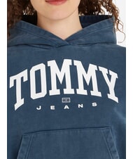 TOMMY HILFIGER TH JEANS Damen-Kapuzensweatshirt dunkle Nachtmarine - Sweatshirts Damen - 3