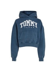 TOMMY HILFIGER TH JEANS Damen-Kapuzensweatshirt dunkle Nachtmarine - Sweatshirts Damen - 4