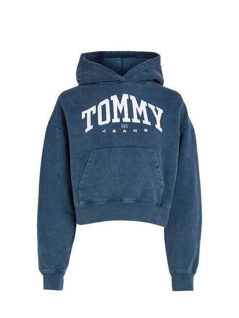 TH JEANS Damen-Kapuzensweatshirt dunkle Nachtmarine - Sweatshirts Damen