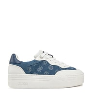 GUESS SWOLE2 Plateau-Sneaker mit Denim-Eins&auml;tzen - Damenschuhe