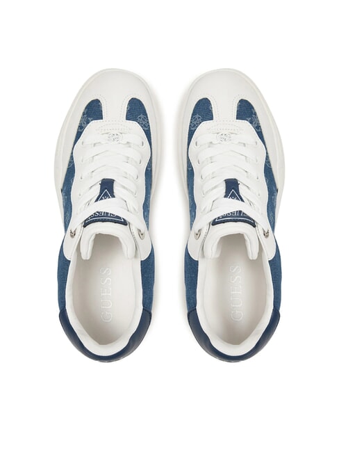 SWOLE2 Plateau-Sneaker mit Denim-Einsätzen Blau - Damenschuhe