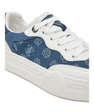 GUESS SWOLE2 Plateau-Sneaker mit Denim-Einsätzen Blau - Damenschuhe - 4
