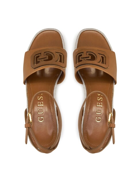 TANVEE Espadrillesandalen mit hohem Keilabsatz bräunen - Damenschuhe