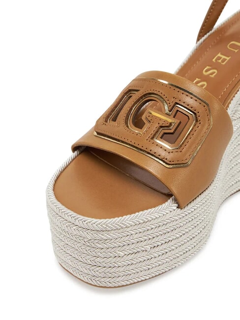 TANVEE Espadrillesandalen mit hohem Keilabsatz bräunen - Damenschuhe