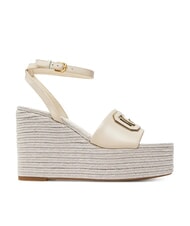 GUESS TANVEE Espadrillesandalen mit hohem Keilabsatz creme/gold - Damenschuhe - 2