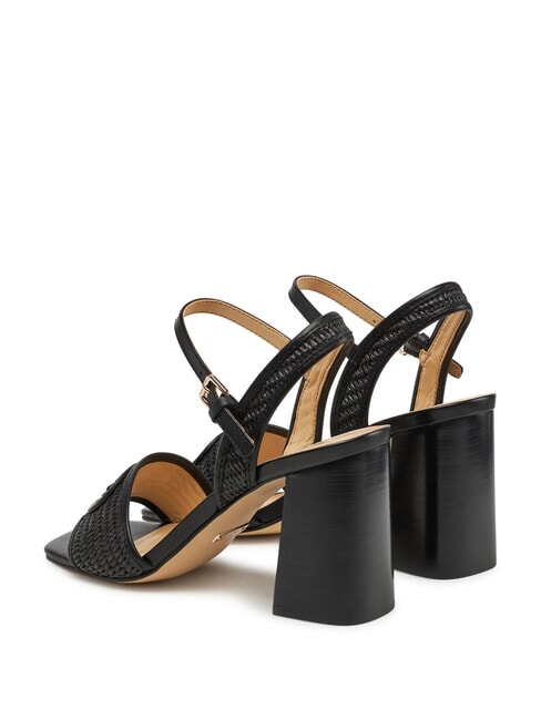 GANIKA Hohe Sandalen mit Bastband SCHWARZ - Damenschuhe