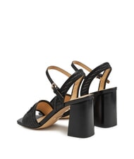 GUESS GANIKA Hohe Sandalen mit Bastband SCHWARZ - Damenschuhe - 5