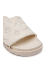 GUESS FABIO2 Plateau-Slipper CREME - Damenschuhe - 4