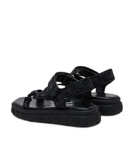 GUESS LODE Plateausandalen mit Strasssteinen SCHWARZ - Damenschuhe - 5