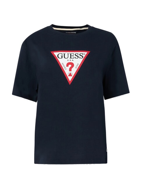 ICONIC Kurzarm-T-Shirt mit entspannter Passform gewagter Ozean - T-Shirts und Tops für Damen