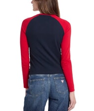 GUESS JEANS RAGLAN BLOCK Langarm-T-Shirt mit Aufdruck - T-Shirts und Tops für Damen
