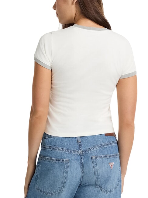 LOGO STAMP Slim Fit Kurzarm-T-Shirt reinweißes Heidekraut - T-Shirts und Tops für Damen