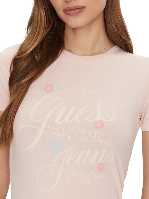 FLOWER Slim Fit Kurzarm-T-Shirt errötende Baumwolle - T-Shirts und Tops für Damen