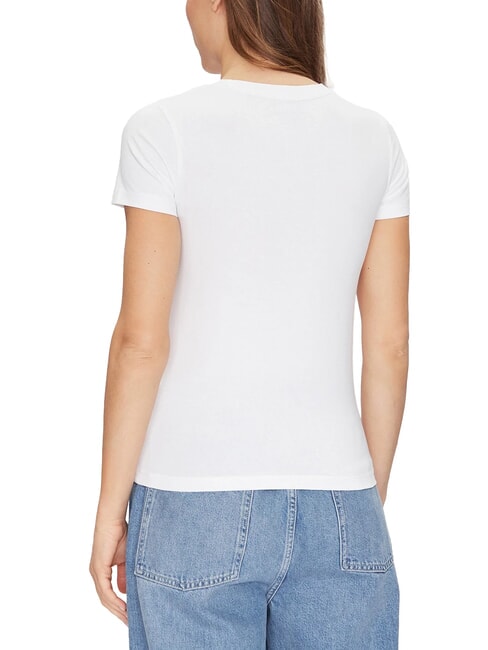 FLOWER Slim Fit Kurzarm-T-Shirt purwei&szlig; - T-Shirts und Tops f&uuml;r Damen