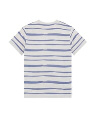GUESS KIDS Gestreiftes Kurzarm-T-Shirt blau grau Fantasie - Kinder-T-Shirt - 2