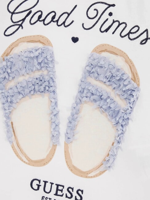 KIDS Kurzärmliges T-Shirt mit verkürzter Passform geheimes Blau - Kinder-T-Shirt