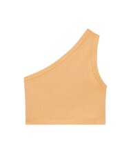 GUESS KIDS GARMENT Geripptes One-Shoulder-Top Mandarinensorbet - Kinder-T-Shirt - 2