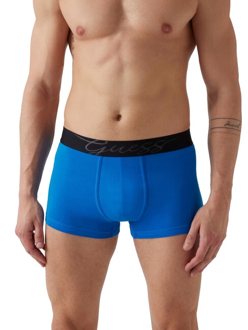 JOE 3 mehrfarbige Boxershorts Marineblau Atmosphäre Grau - Herrenslip