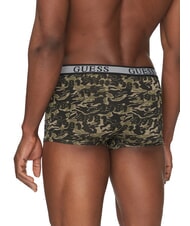 GUESS JOE 3 mehrfarbige Boxershorts grüne Tarnung 81 - Herrenslip - 3
