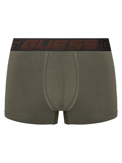 JOE 3 mehrfarbige Boxershorts Lavaschwarz Orange - Herrenslip