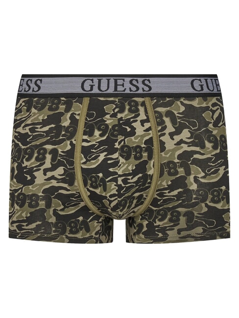 JOE 3 mehrfarbige Boxershorts gr&uuml;ne Tarnung 81 - Herrenslip