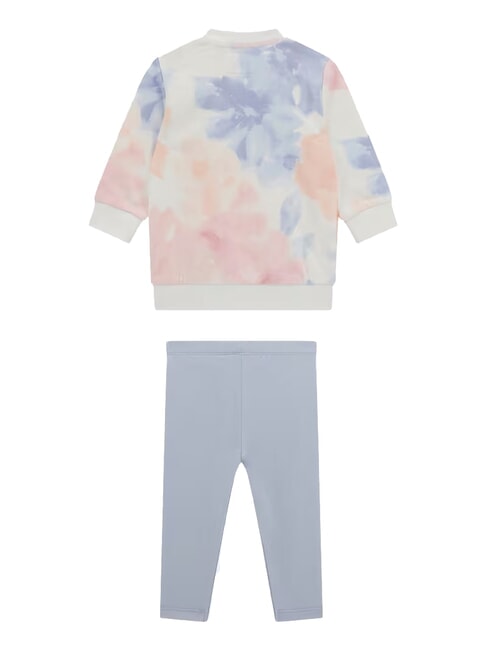 KIDS ACTIVE Mädchen-Set aus Sweatshirt und Leggings AOP Blumen Aquarell - Strampler und Baby-Outfits