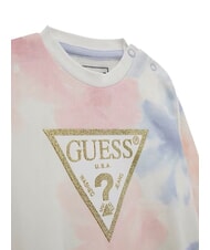 GUESS KIDS ACTIVE Mädchen-Set aus Sweatshirt und Leggings AOP Blumen Aquarell - Strampler und Baby-Outfits - 3