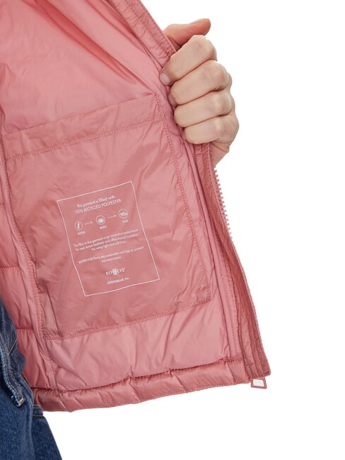 PACKABLE Leichte Daunenjacke mit Kapuze leichtes Rosa - Daunenjacken für Damen