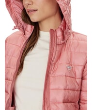 GUESS JEANS PACKABLE Leichte Daunenjacke mit Kapuze leichtes Rosa - Daunenjacken für Damen - 4