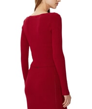 GUESS KATELYN Gerippter Cardigan mit Schmuckknöpfen Sirenenrot - Damenpullover - 2