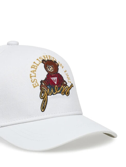 KIDS Baseballmütze mit Teddybär-Stickerei purweiß - Kinderhüte