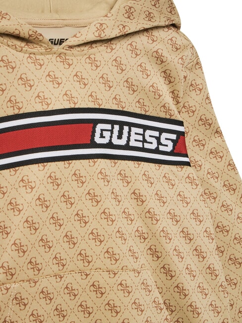 KIDS ACTIVE MINI ME Kapuzenpullover mit normaler Passform 4g aop beige weiß - Sweatshirts Kinder