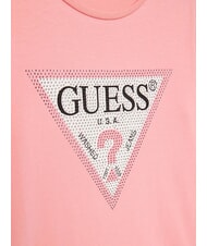GUESS KIDS Langarm-T-Shirt mit Strasssteinen süßes Rosa - Kinder-T-Shirt - 3
