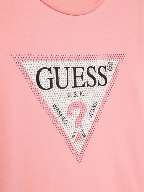 KIDS Langarm-T-Shirt mit Strasssteinen s&uuml;&szlig;es Rosa - Kinder-T-Shirt
