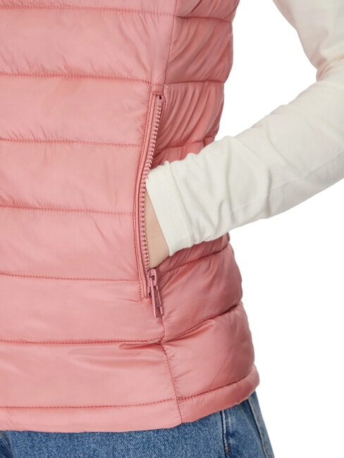 PUFFER Ärmellose Daunenjacke leichtes Rosa - Damenweste