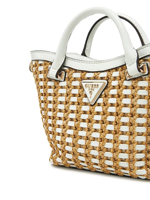 ATALIA Kleine Handtasche mit Schultergurt natürliches Weiß - Damentaschen