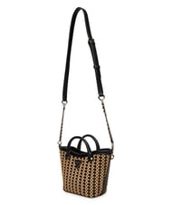 GUESS ATALIA Kleine Handtasche mit Schultergurt natur / schwarz - Damentaschen - 4