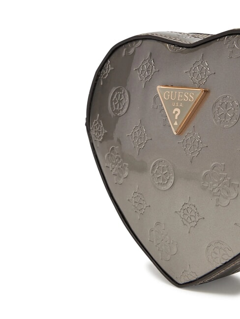 ARNELA Mini-Umhängetasche mit Herzmotiv Zinn-Logo - Damentaschen