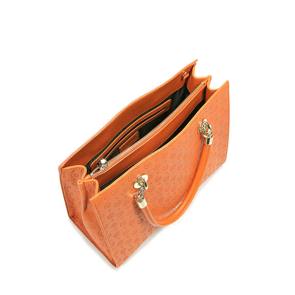 Embossed Heritage Handtasche ORANGE - Damentaschen