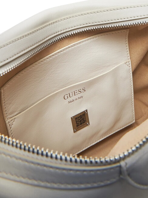 EVA Umhängetasche aus Leder optisches Weiß - Damentaschen