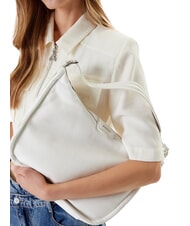 GUESS EVA Umhängetasche aus Leder optisches Weiß - Damentaschen - 5